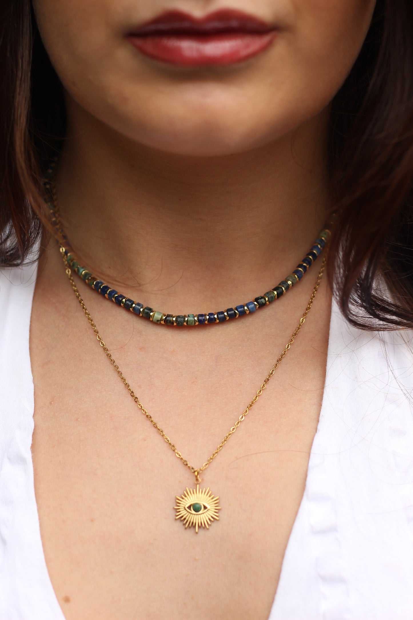 Wisdom & Intuition | Lapis Lazuli & gold necklace