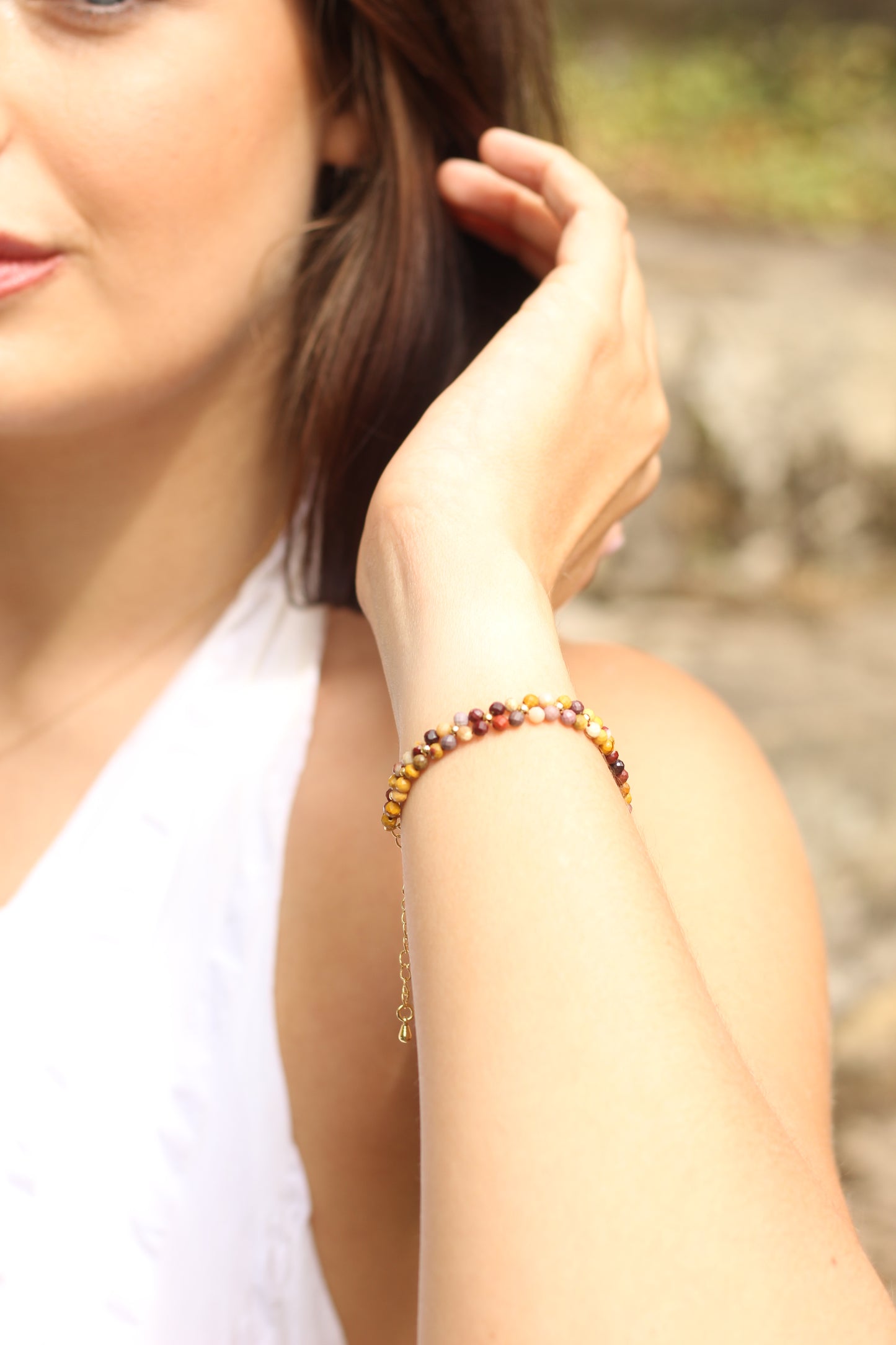 Freedom & Adventure | Mookaite cluster bracelet