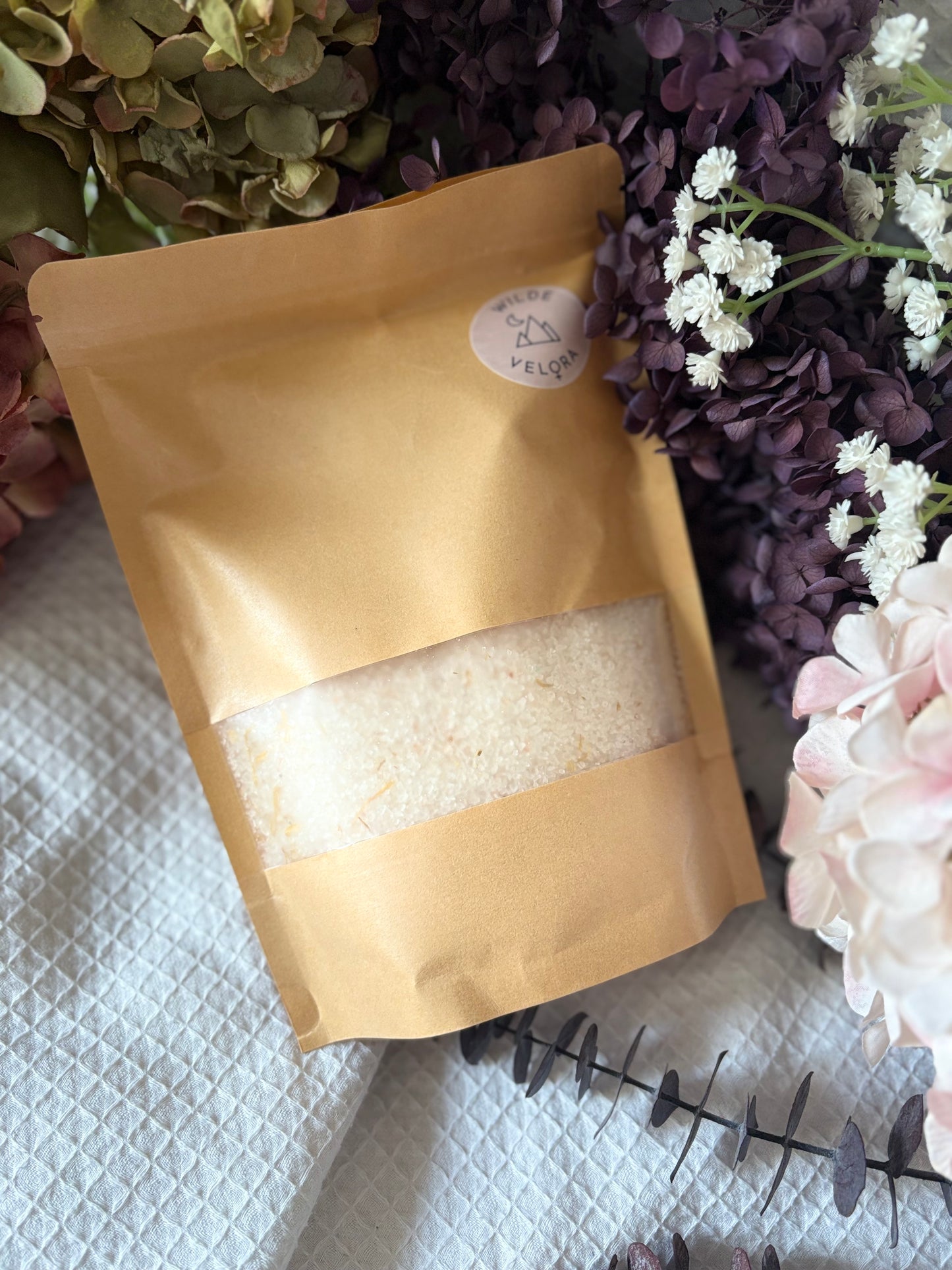 Energise Bath Salt Blend - Lemon, Ginger, Orange & Avocado Oil