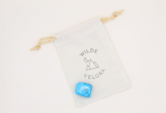 Blue Howlite (Turquenite) Tumblestone
