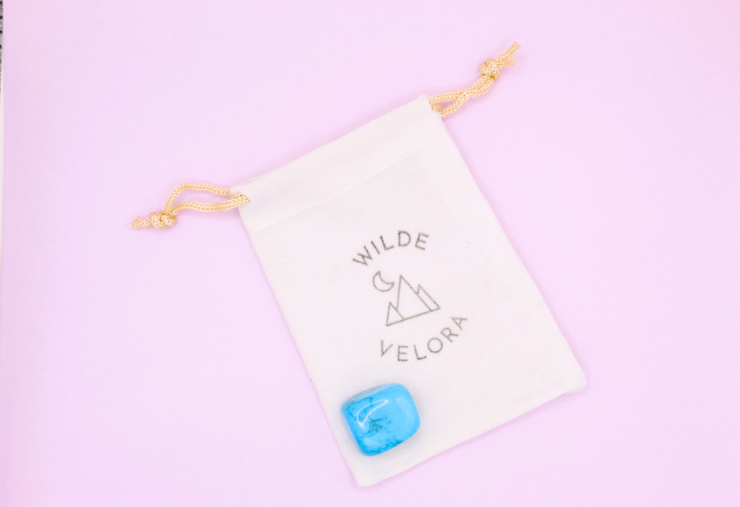 Blue Howlite (Turquenite) Tumblestone