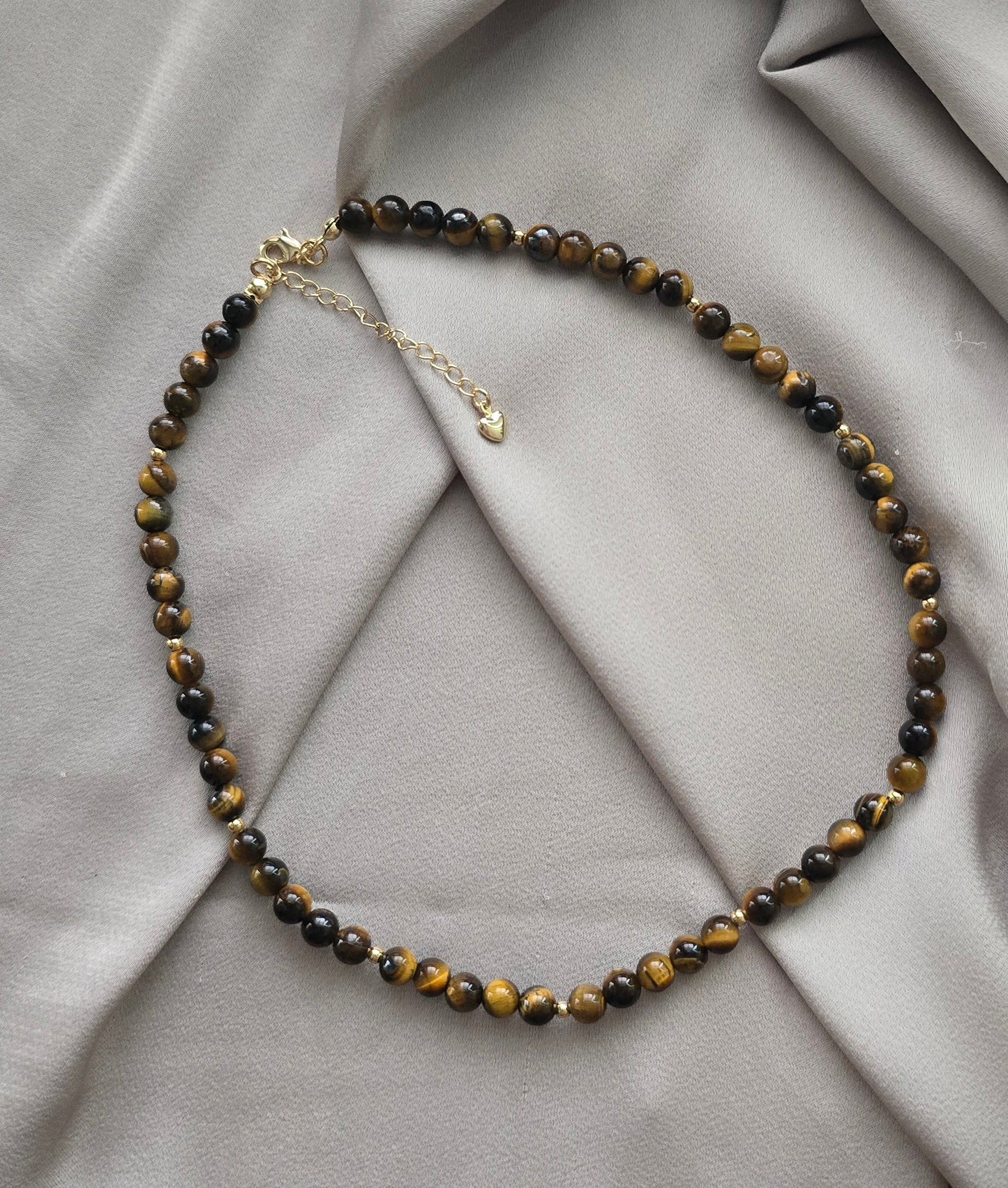 Tigers Eye Beaded Necklace