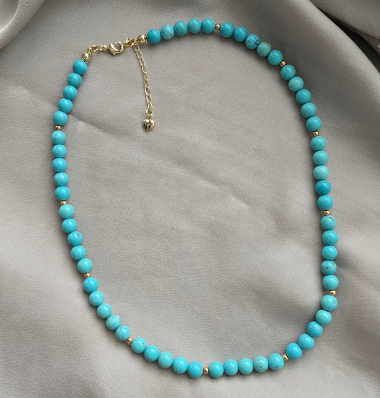 Turquoise Beaded Necklace
