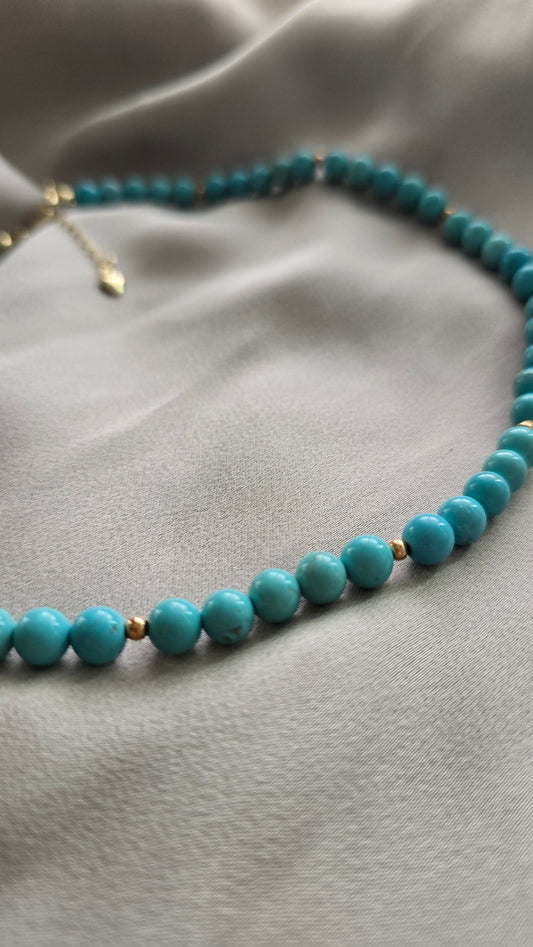 Turquoise Beaded Necklace