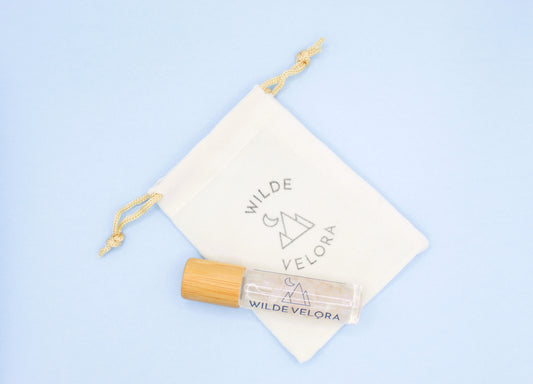 Essential Oil Roller Bottle - Rose Quartz