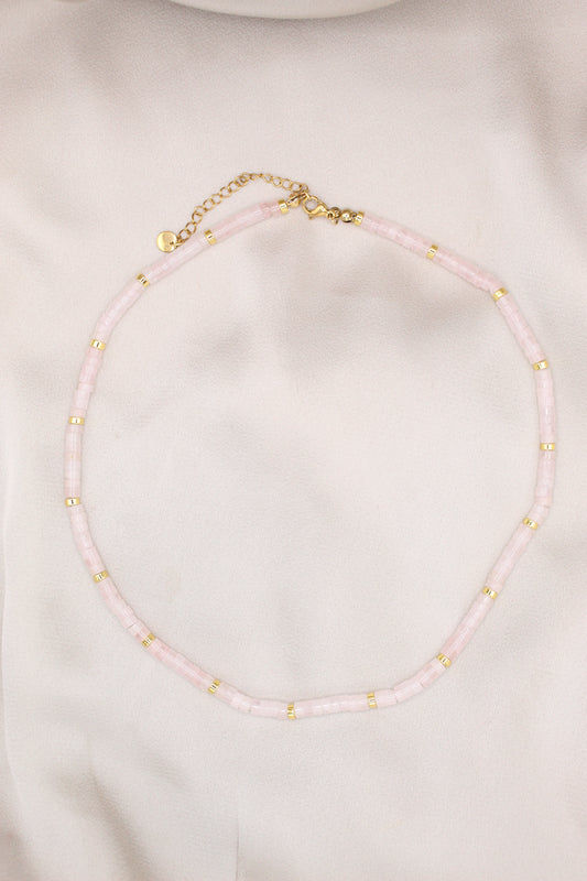Love & Emotional Healing | Rose Quartz beaded necklace