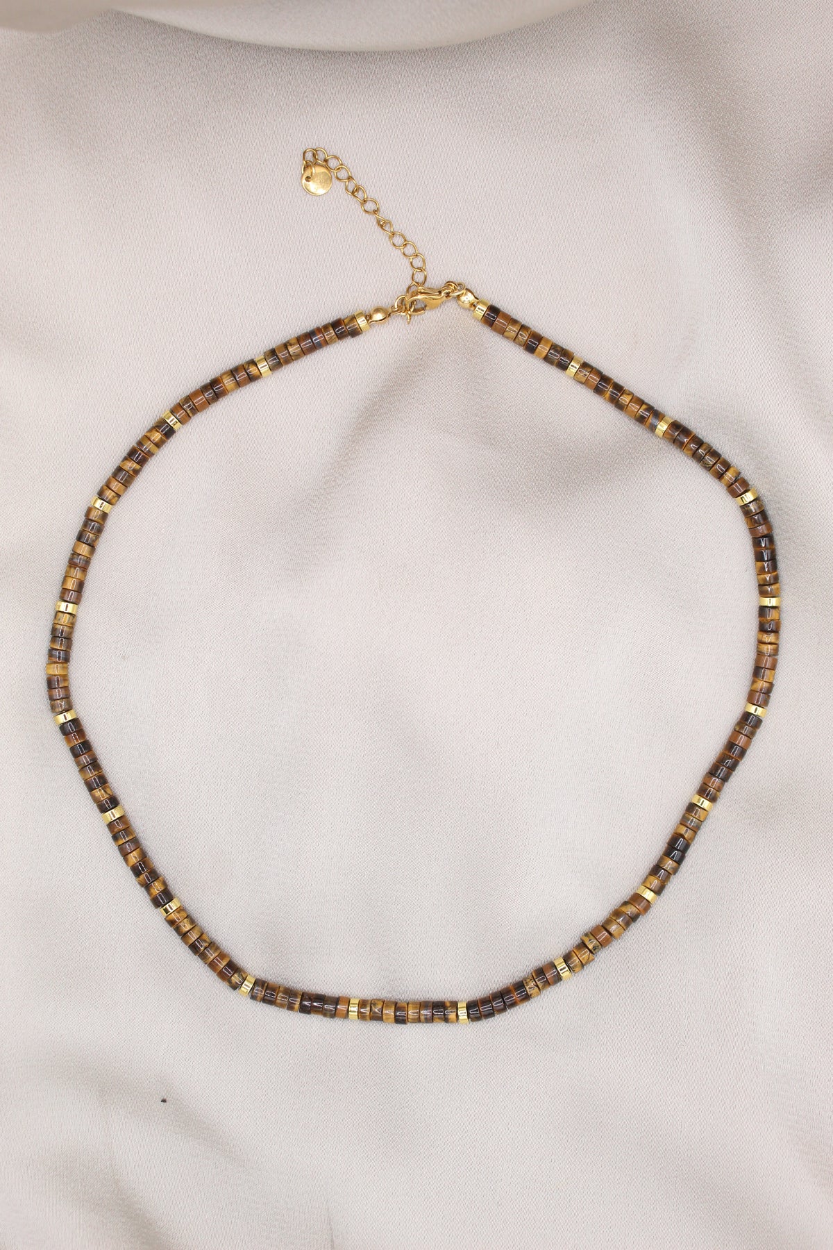 Courage & Strength | Tigers Eye beaded necklace