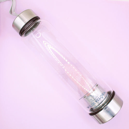 Rose Quartz Purifying Water Bottle