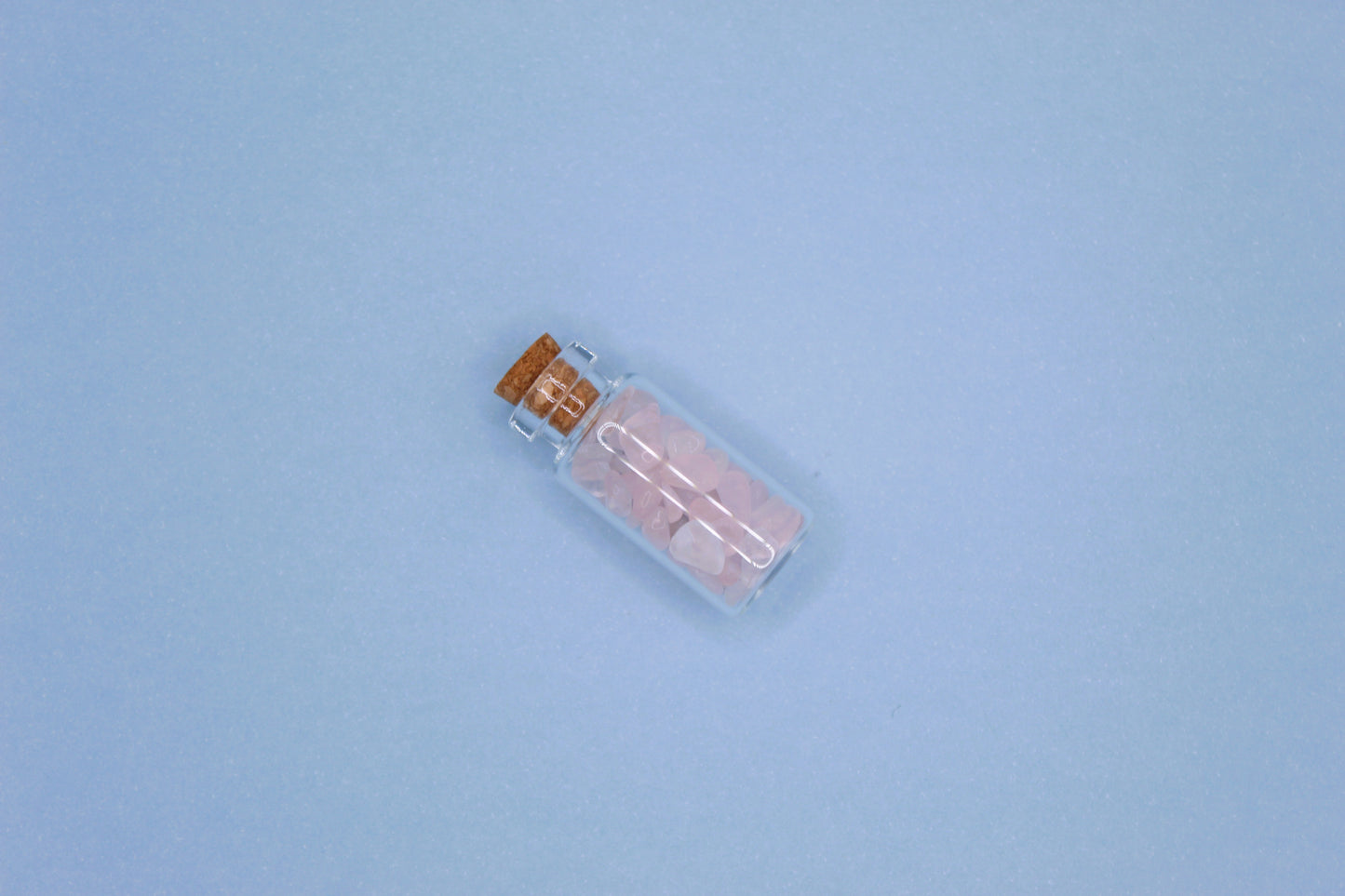 Rose Quartz Crystal Wish Jar